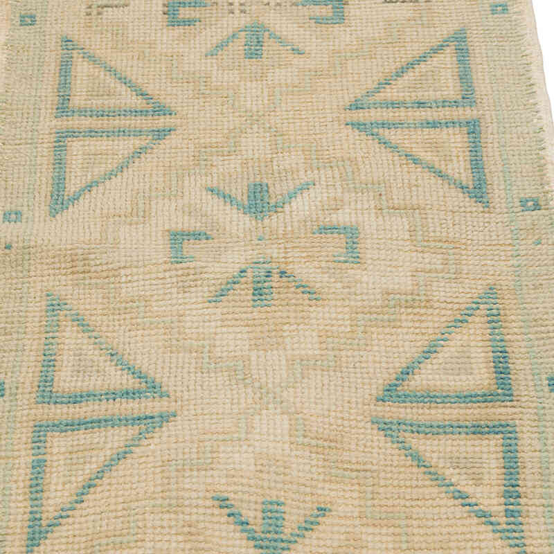 El Dokuma Vintage Halı - 50 cm x 108 cm - K0080593