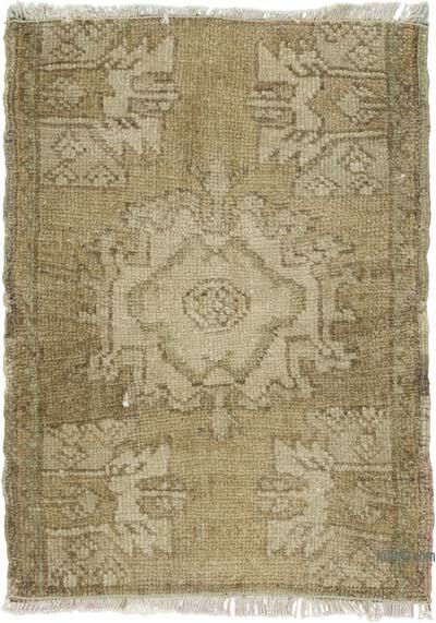 Alfombra Vintage Turca Anudada a Mano - 54 cm x 75 cm