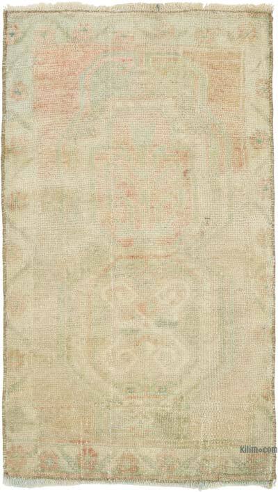 Vintage Turkish Hand-Knotted Rug - 1' 5" x 2' 6" (17" x 30")