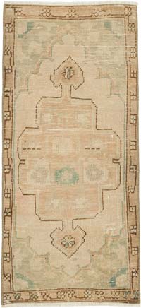 El Dokuma Vintage Halı - 47 cm x 97 cm
