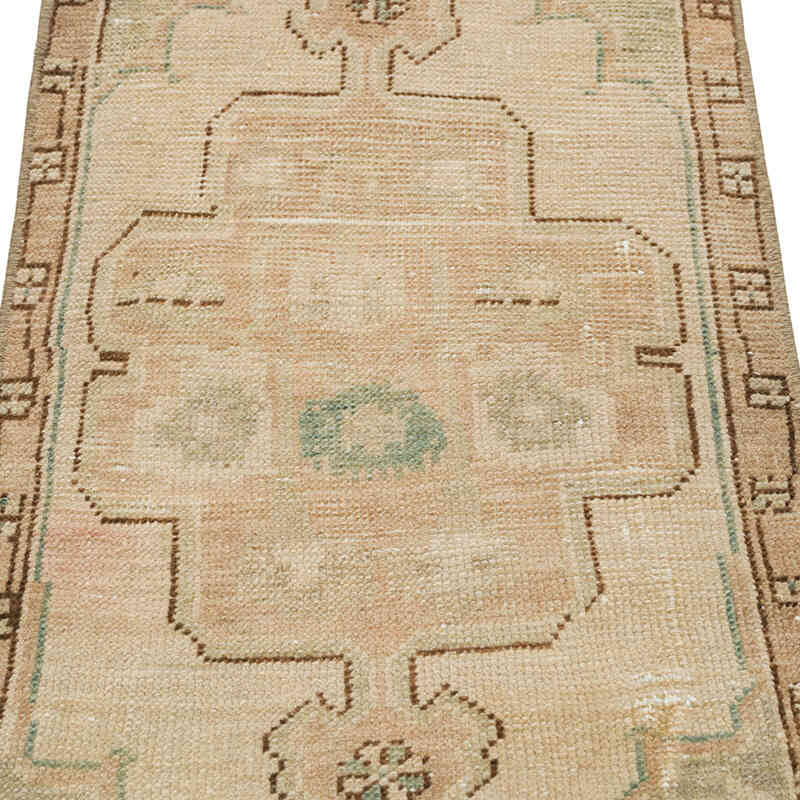 Vintage Turkish Hand-Knotted Rug - 1' 7" x 3' 2" (19" x 38") - K0080599