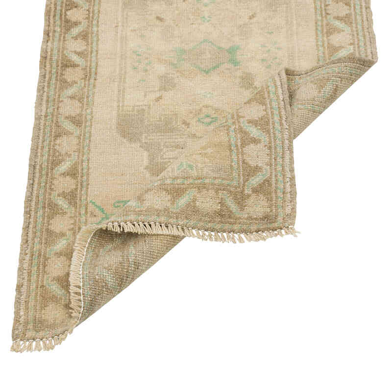 El Dokuma Vintage Halı - 51 cm x 95 cm - K0080601
