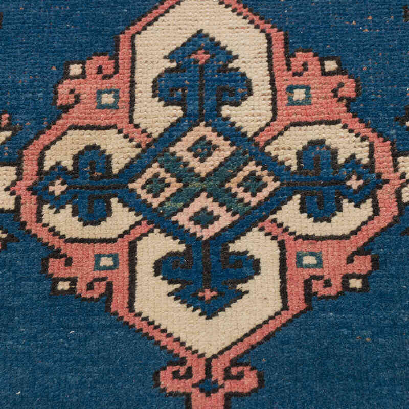 El Dokuma Vintage Halı - 65 cm x 54 cm - K0080602