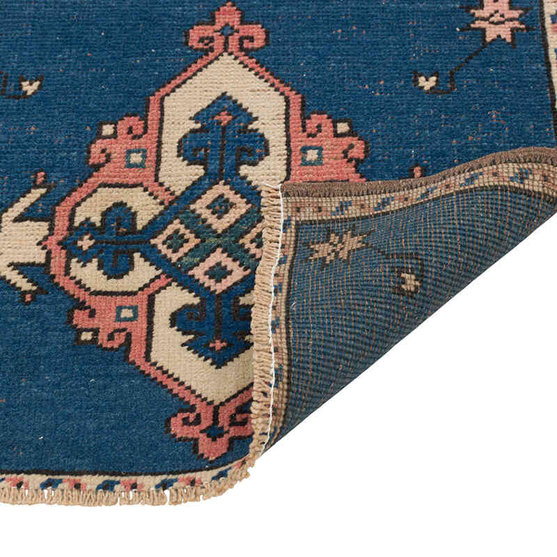El Dokuma Vintage Halı - 65 cm x 54 cm - K0080602