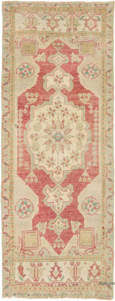 Vintage Turkish Hand-Knotted Rug - 1' 7" x 4' 2" (19" x 50")