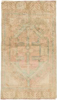 El Dokuma Vintage Halı - 50 cm x 81 cm