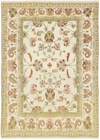 New Turkish Hand-Knotted Rug