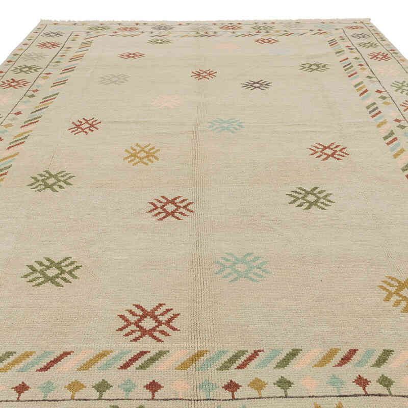 Nueva Alfombra Turca Anudada a Mano - K0080616