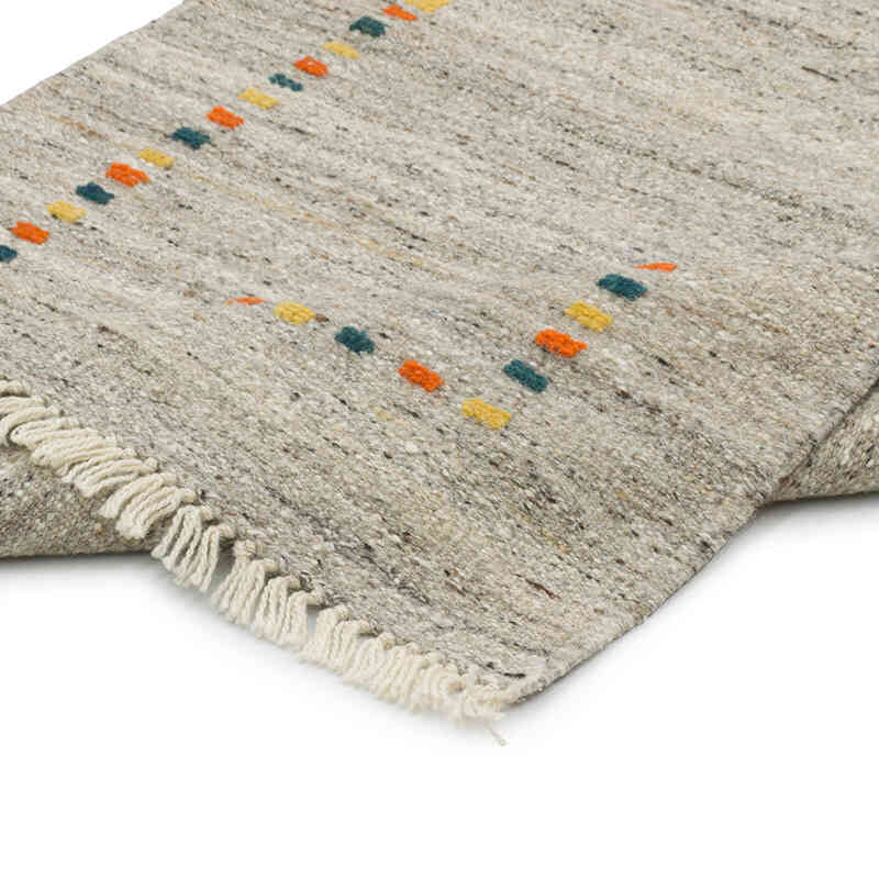 New Handwoven Turkish Kilim Runner - K0080619