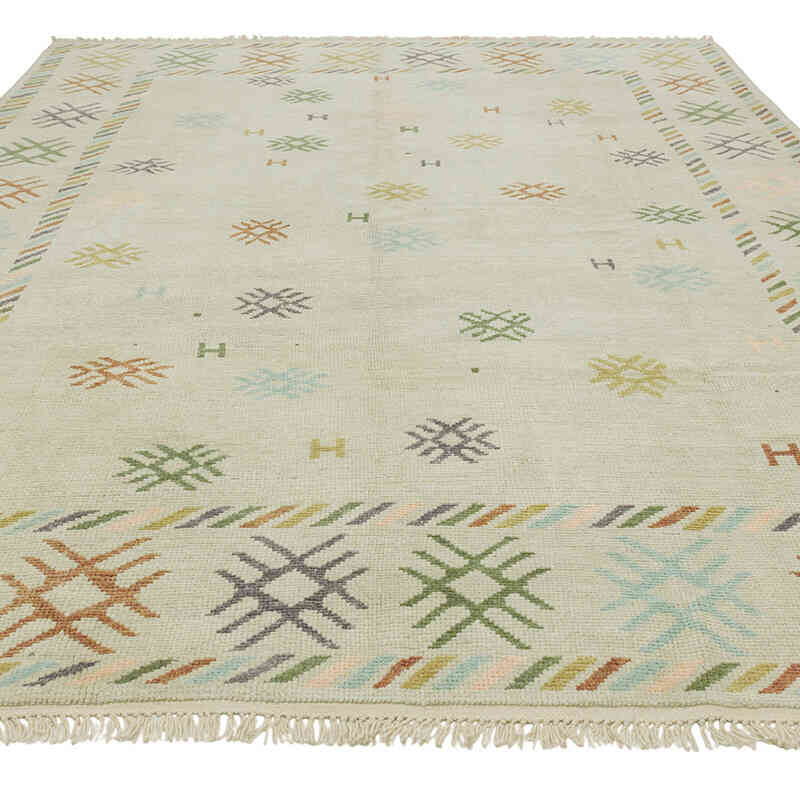 Nueva Alfombra Turca Anudada a Mano - K0080634