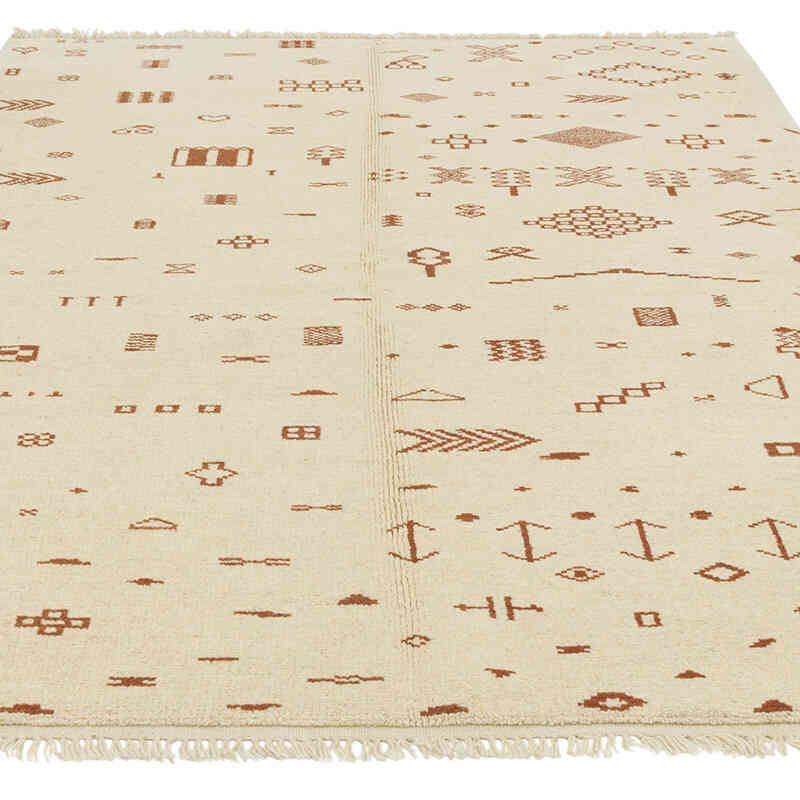 New Turkish Hand-Knotted Rug - K0080636