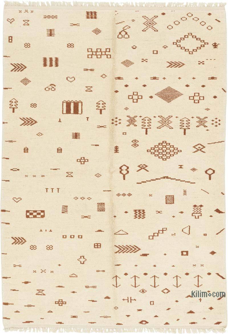 New Turkish Hand-Knotted Rug - K0080636
