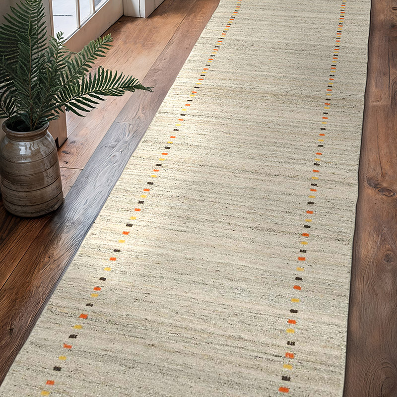 Yeni Kök Boya El Dokuma Yolluk Kilim - 85 cm x 313 cm - K0080638