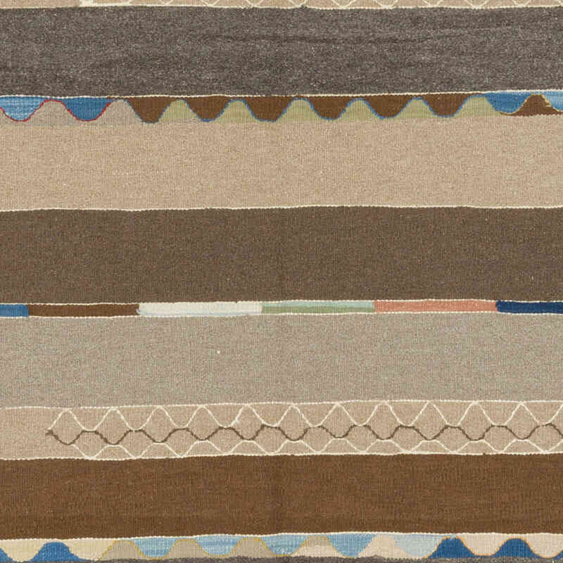 New Handwoven Turkish Kilim Rug - K0080645