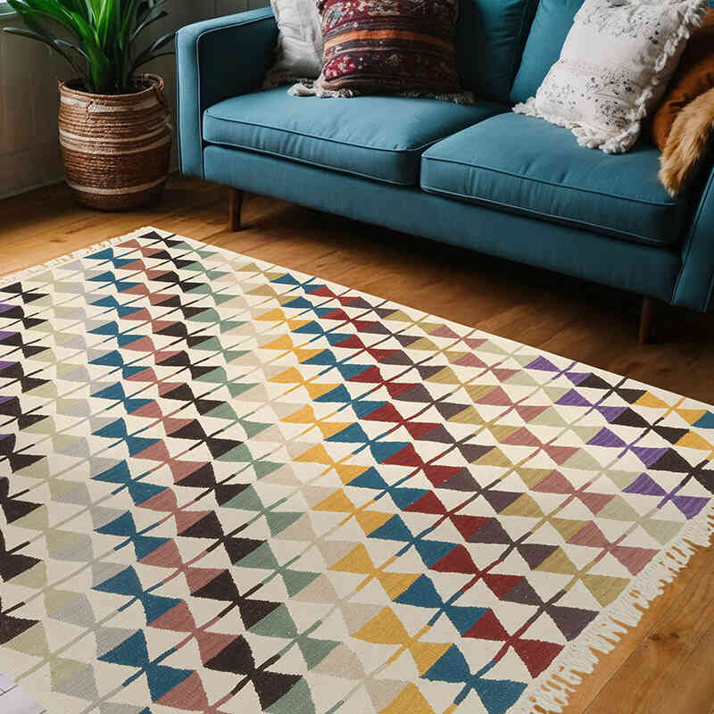 Yeni Kök Boya El Dokuma Kilim - K0080647