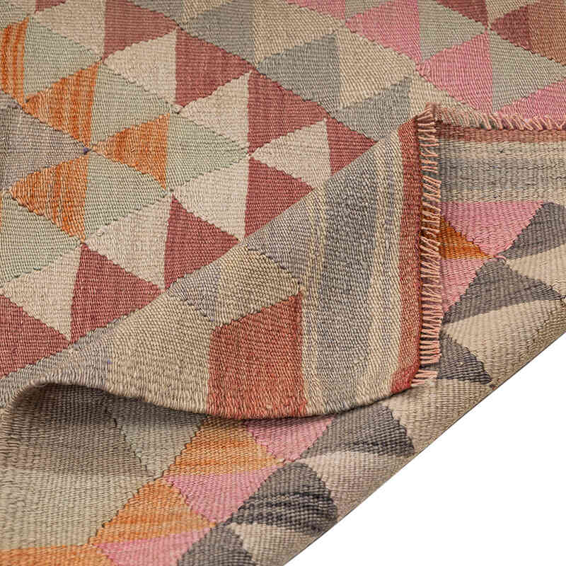 Vintage Antalya Kilim Rug - 3' 10" x 8' 4" (46" x 100") - K0080672