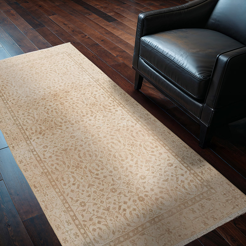 Vintage Turkish Hand-Knotted Rug - 3' 5" x 6' 7" (41" x 79") - K0080674