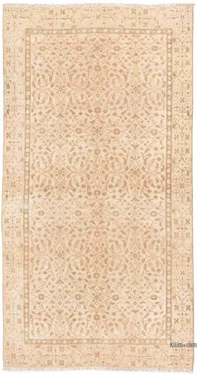Vintage Turkish Hand-Knotted Rug - 3' 5" x 6' 7" (41" x 79")