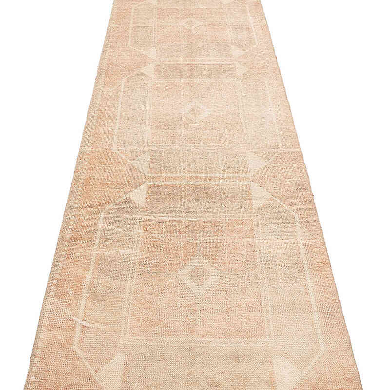 Pasillo Vintage Turco Anudado a Mano - 81 cm x 332 cm - K0080676