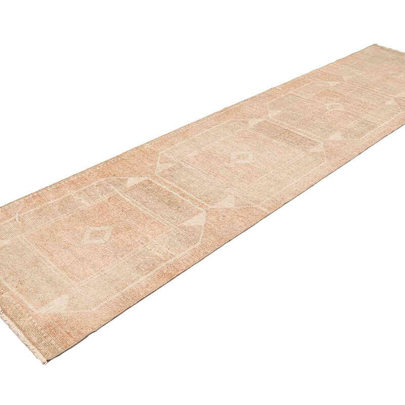 Pasillo Vintage Turco Anudado a Mano - 81 cm x 332 cm - K0080676