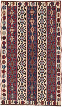 Vintage Van Kilim Rug - 3' 7" x 6' 2" (43" x 74")