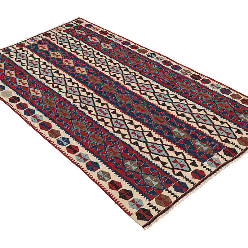 Vintage Van Kilim Rug - 3' 7" x 6' 2" (43" x 74") - K0080679
