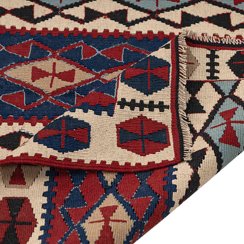Vintage Van Kilim Rug - 3' 7" x 6' 2" (43" x 74") - K0080679