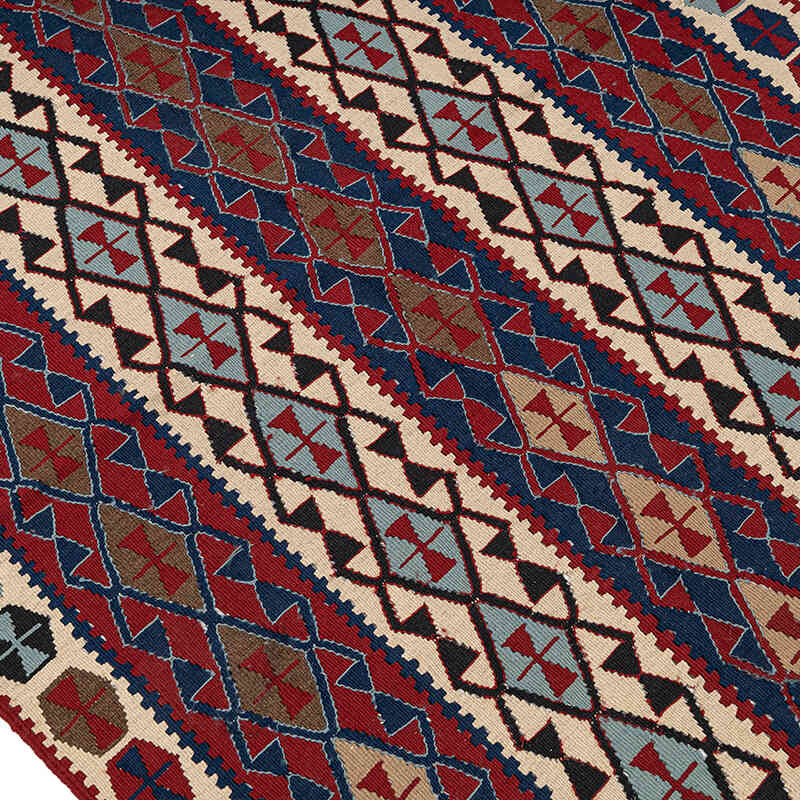 Vintage Van Kilim Rug - 3' 7" x 6' 2" (43" x 74") - K0080679