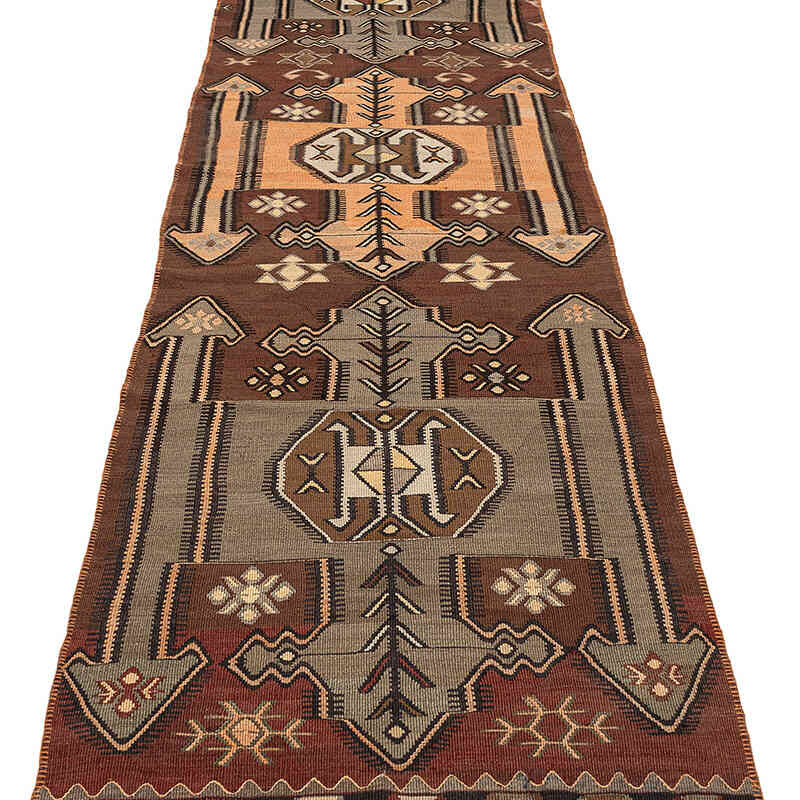 Corredor Vintage Kars Kilim - 97 cm x 347 cm - K0080682