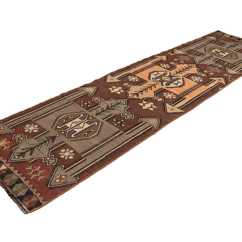 Corredor Vintage Kars Kilim - 97 cm x 347 cm - K0080682