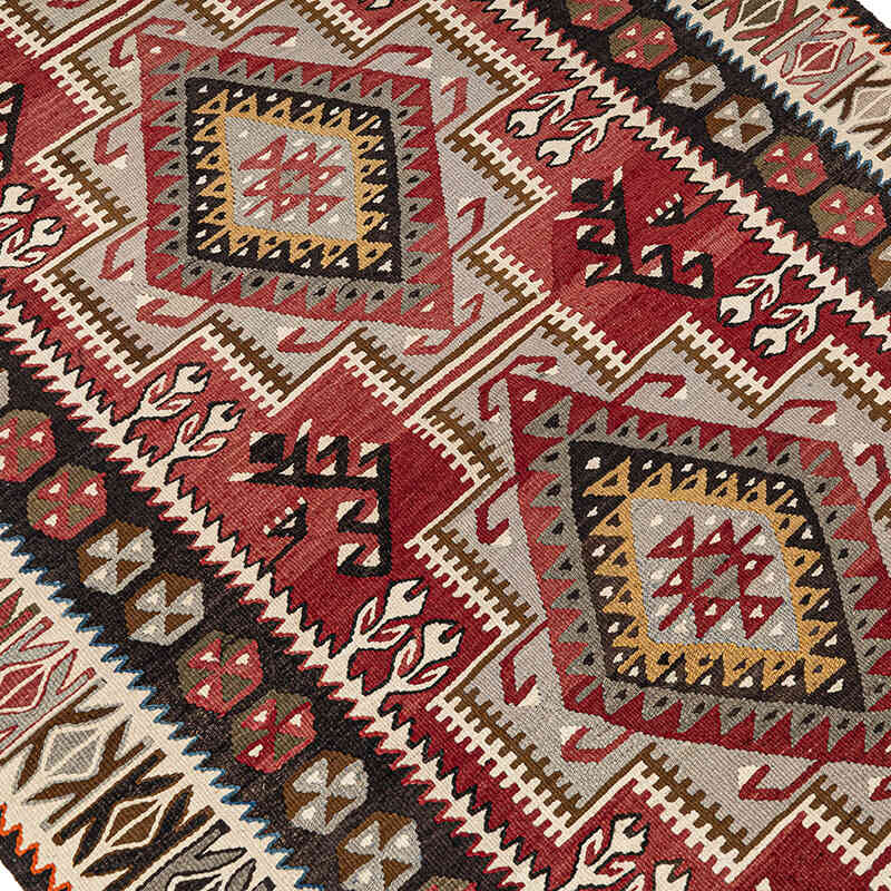 Vintage Adana Kilim Rug - 3' 8" x 8'  (44" x 96") - K0080687