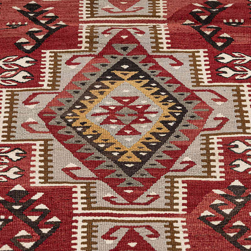 Vintage Adana Kilim Rug - 3' 8" x 8'  (44" x 96") - K0080687