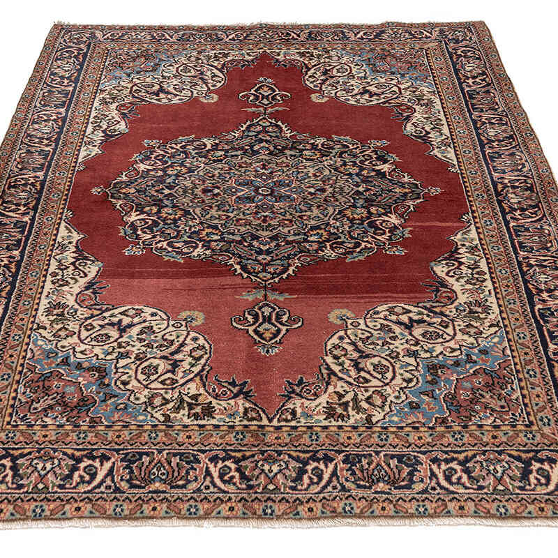 Vintage Turkish Hand-Knotted Rug - 4' 6" x 6' 5" (54" x 77") - K0080691