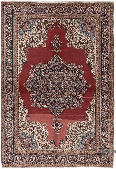 Alfombra Vintage Turca Anudada a Mano - 136 cm x 196 cm