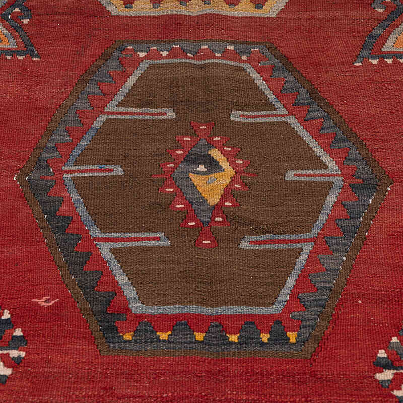 Vintage Sarkisla Kilim Rug - 7' 4" x 10' 1" (88" x 121") - K0080693