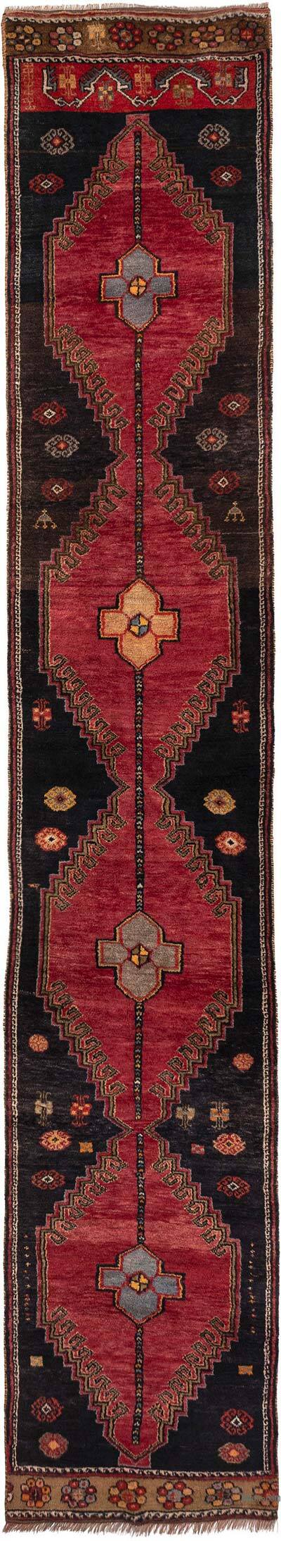Alfombra Vintage de pasillo - 69 cm x 387 cm