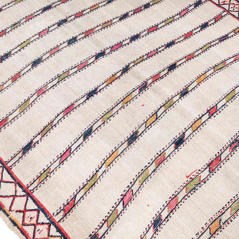 Vintage Anatolian Hemp Kilim Rug - 5' 8" x 9' 5" (68" x 113") - K0080700