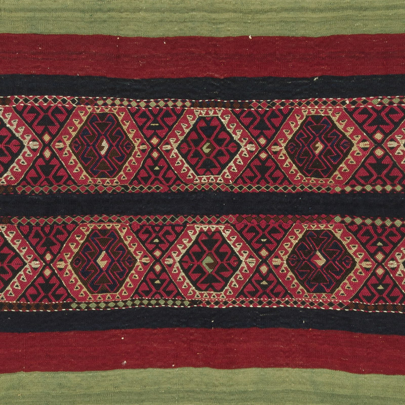 Alfombra Vintage Malatya Kilim - 116 cm x 134 cm - K0080701