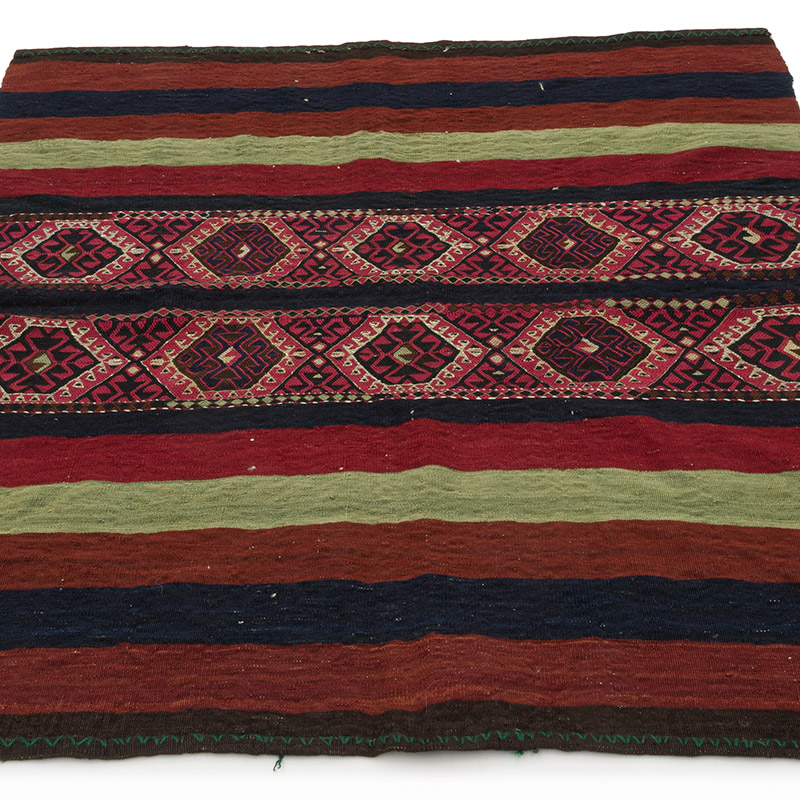 Alfombra Vintage Malatya Kilim - 116 cm x 134 cm - K0080701