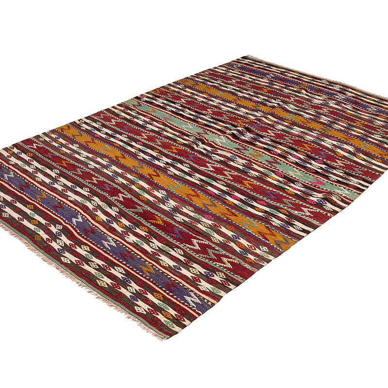 Alfombra Vintage Denizli Kilim - 170 cm x 245 cm - K0080709