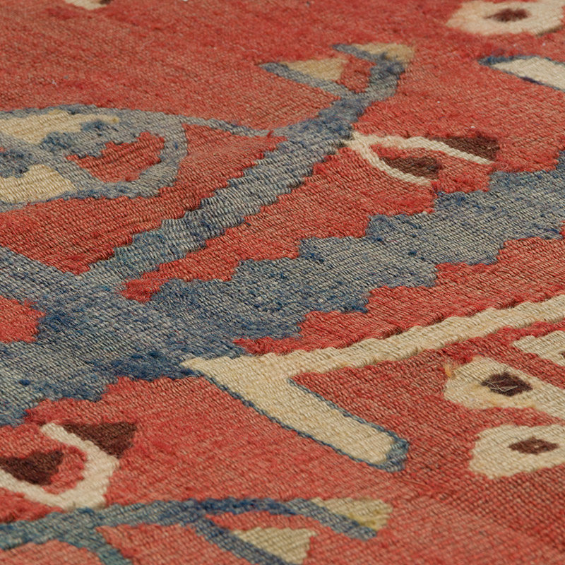 Vintage Sharkoy Kilim Rug - 9'  x 12' 4" (108" x 148") - K0080717