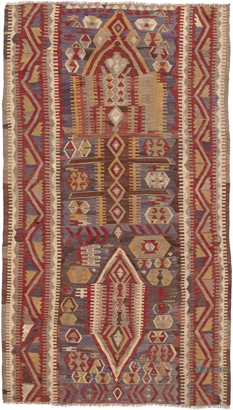 Vintage Konya Kilim Rug - 4' 8" x 8' 2" (56" x 98") - K0080718