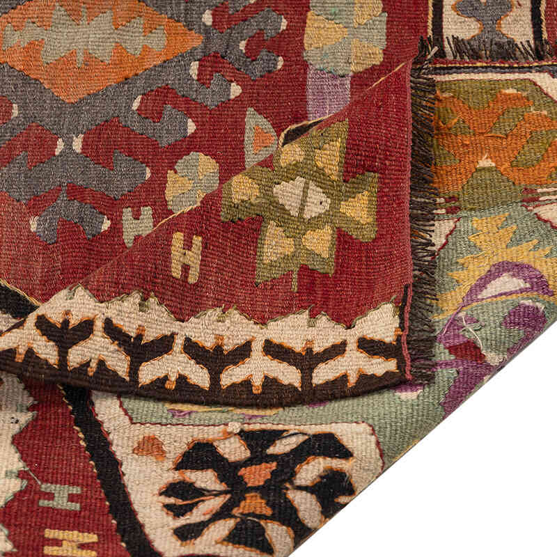Vintage Adana Kilim Rug - 4' 7" x 9' 9" (55" x 117") - K0080722