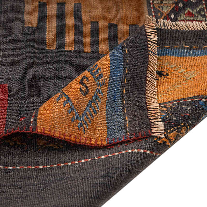 Vintage Sivas Kilim Runner - 2' 4" x 10' 7" (28" x 127") - K0080726