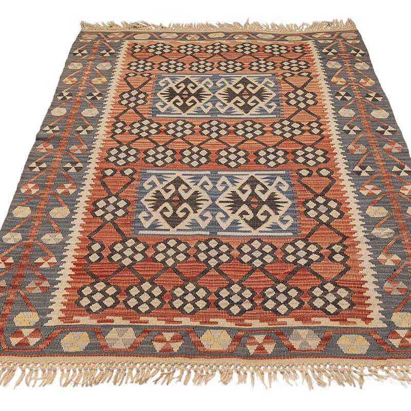 Vintage Van Kilim Rug - 117 cm x 180 cm - K0080727