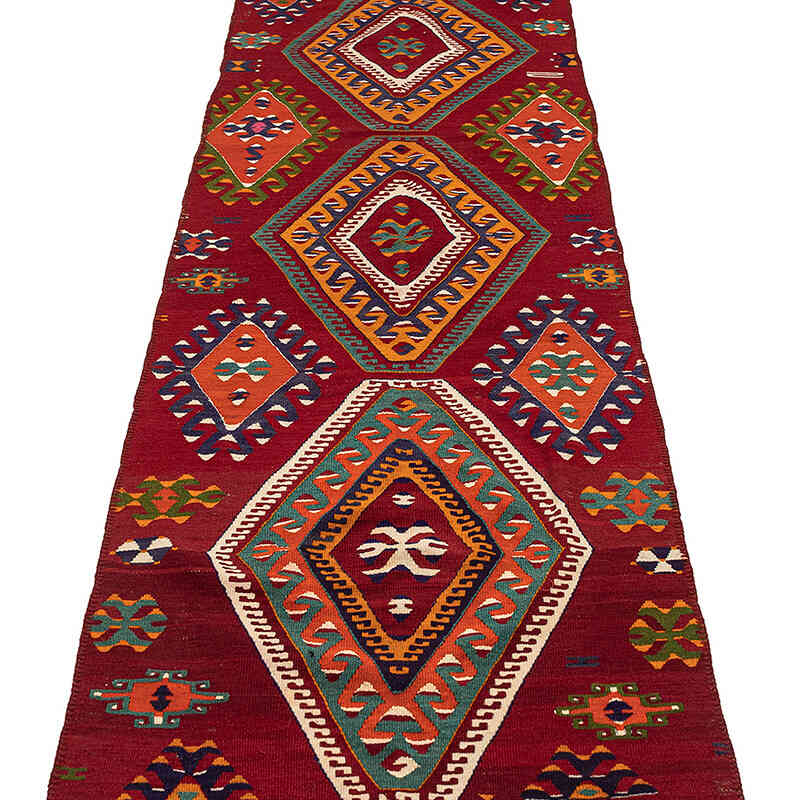 Vintage Mut Kilim Runner - 2' 7" x 10' 9" (31" x 129") - K0080728