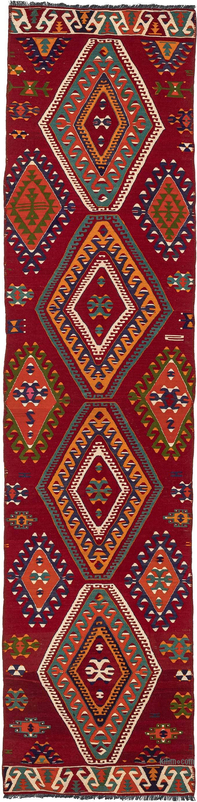 Vintage Mut Kilim Runner - 2' 7" x 10' 9" (31" x 129") - K0080728