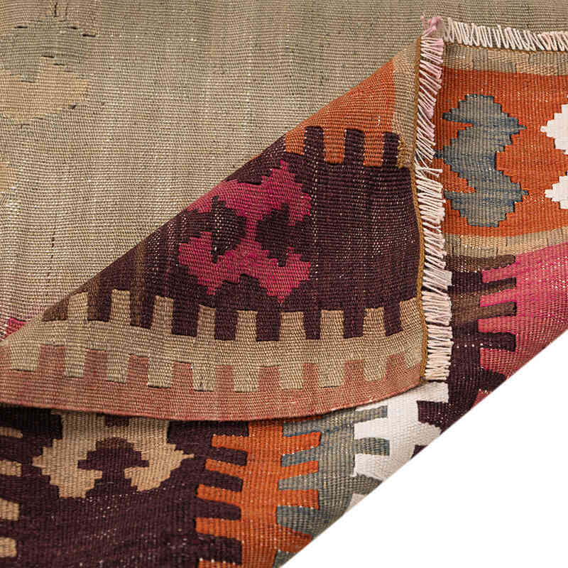 Vintage Sivas Kilim Rug - 4' 1" x 7' 1" (49" x 85") - K0080730