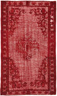 El Oyması Boyalı Halı - 153 cm x 255 cm