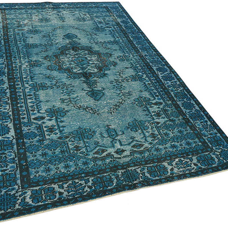 Alfombra Tallada a Mano Sobre Teñida - 148 cm x 261 cm - K0080733